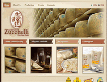 Tablet Screenshot of caseificiozucchelli.com